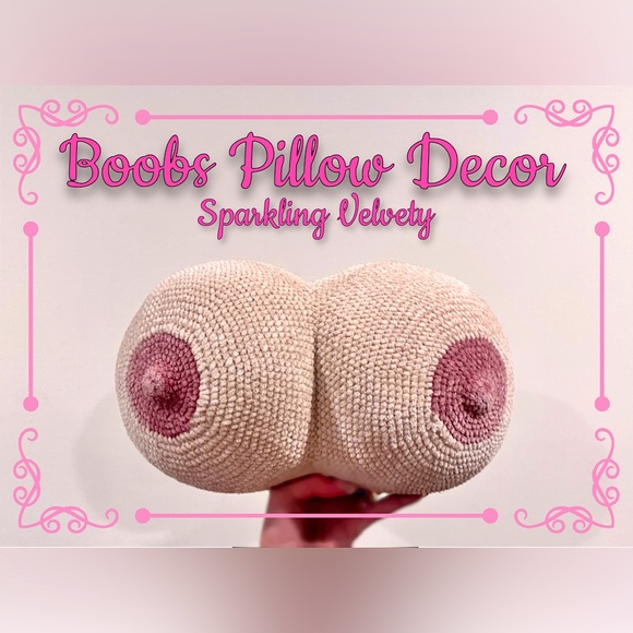 Handmade Fun Accent Pillow Sparkling Velvety BBs Home Decor - Brand New - Picture 7 of 7